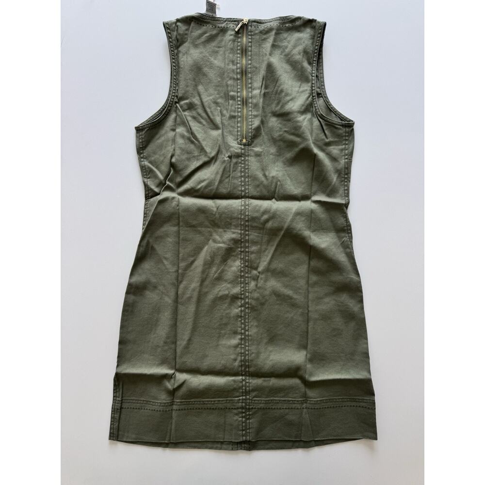Tommy Bahama Palm-A-Dora Split-Neck Dark Fern Dress Women’s Small - Picture 4 of 6